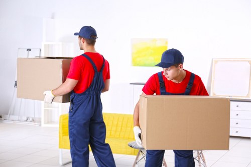 Man with van removal service helping with a flat move in Scotland