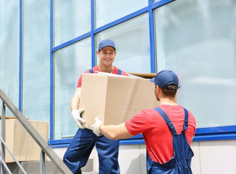 Commercial moving support for an office relocation in Scotland