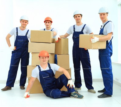 Removal van ready for a local move across Scotland