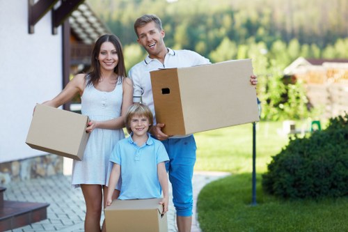 Household items prepared for a clear removal pricing estimate in Scotland