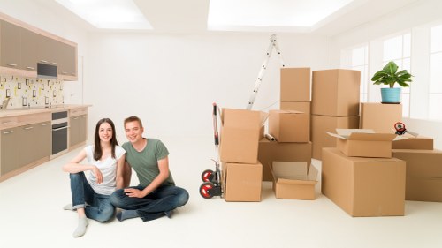 Local team collecting bulky furniture from a Scottish property
