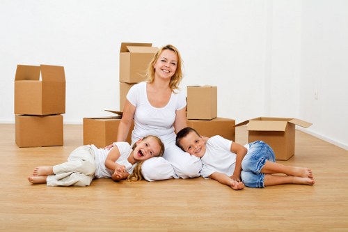 Moving van serving homes across Scotland