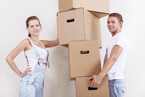 Truck hire for loading furniture and boxes during a move