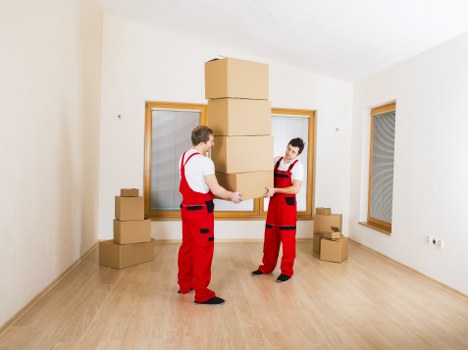Local removals team planning a move near Scottish city streets